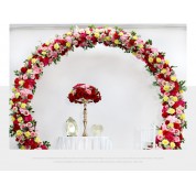 Decorating A Metal Arch For Wedding