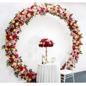 Decorating A Metal Arch For Wedding