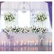 Gold N White Wedding Decor