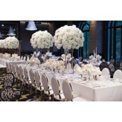 Black White And Purple Wedding Decor