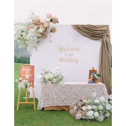 Winter Wonderland Wedding Backdrop