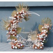 Wedding Arches With Led Edison Lights And Greenery