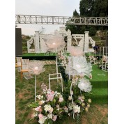 White Wedding Arch