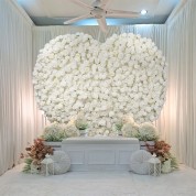 Wedding Arch On A Dark Background