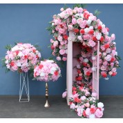 Flower Arrangement With Fresh Cut Magnolia Leaves