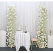 Hexagon Wedding Arch With Drapes