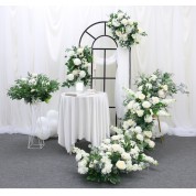 120 Inch White Table Runner