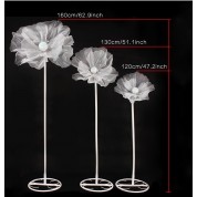 Modern Open Metal Square Flower Stand