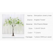 Long Artificial Flower Wall Hangings