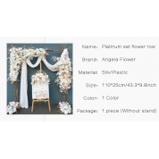 White Wedding Curtain Backdrop