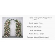 Hanging Outdoor Winter Silk Flower Arrangements