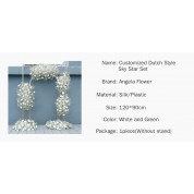 120 White Cotton Table Runner