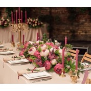 Dry Flower Arrangement On Mirror