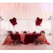 Draping Backdrop Wedding