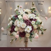 Wedding Ceremony Arch Silk Flowers