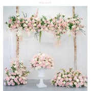 Hexagon Wooden Wedding Arch