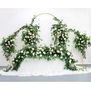 Fake Grass Wedding Backdrop