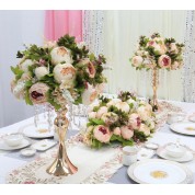 Dry Flower Arrangement On Mirror