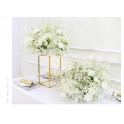 Elegant Mixed Greens Tall Flower Arrangements