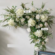 Hanging Greenery On Wedding Arch