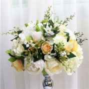 Green And White Flower Arrangement