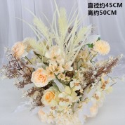 Big Christmas Silk Flower Arrangement