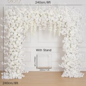 Head Table Backdrop Flowers