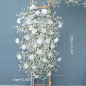 Flower Arrangement In Front Of Podium