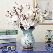 Flowers Bouquet Laying On Table