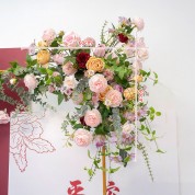 Table With Flower Centerpiece