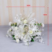 Modern Farmhouse Flower Arrangement In Wide Rim Vase