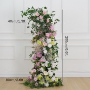 Kanye And Kim Wedding Flower Wall