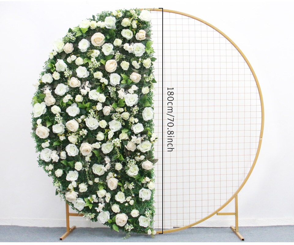 white blue large flower wall decor2