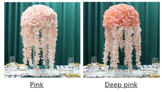 faux pink flower arrangements3