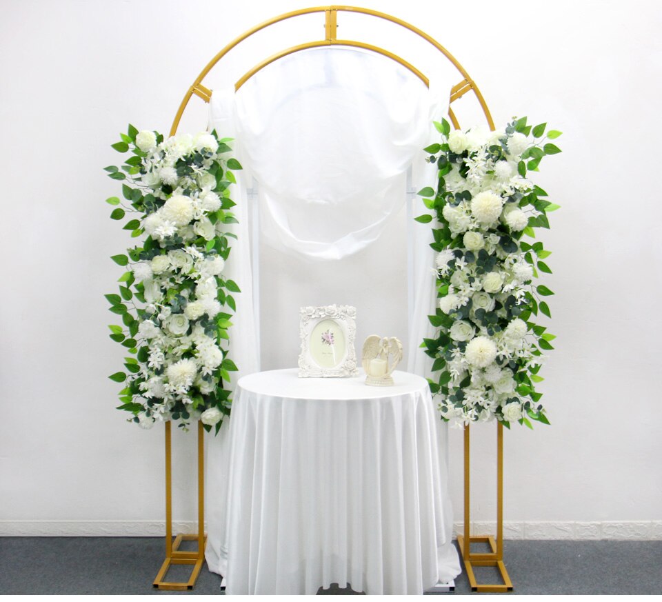 silk flower arch for wedding10