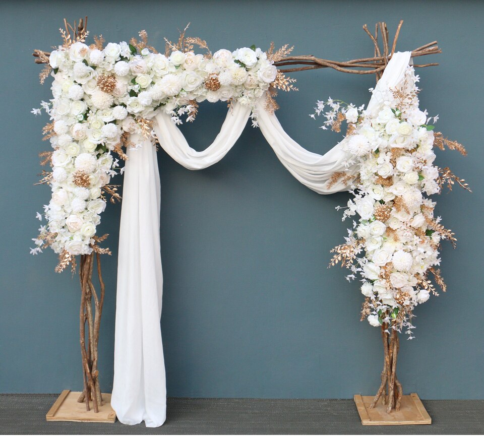 guy knocking down wedding flower8