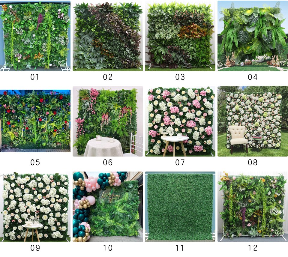 outdoor artificial border plants2