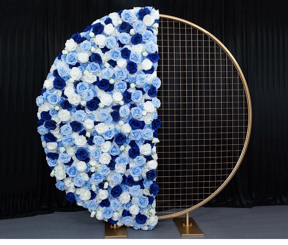 white blue large flower wall decor10