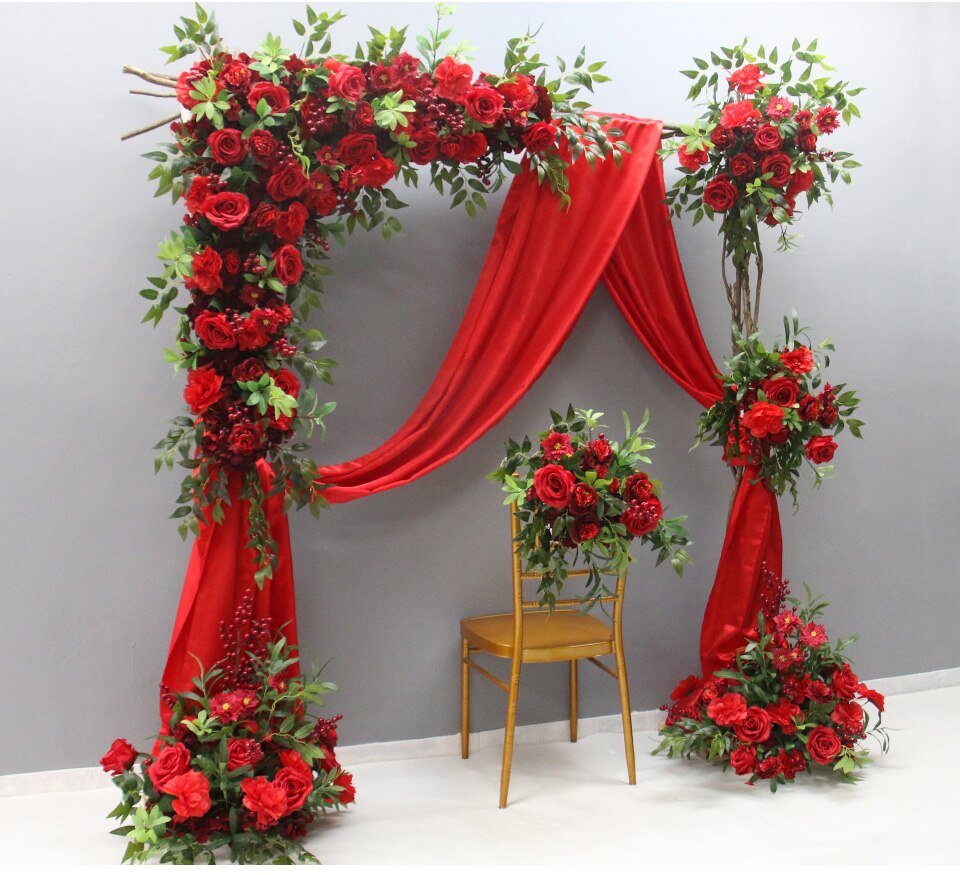 giant artificial flower wall8