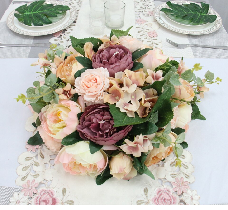 taupe mauve artificial flowers9