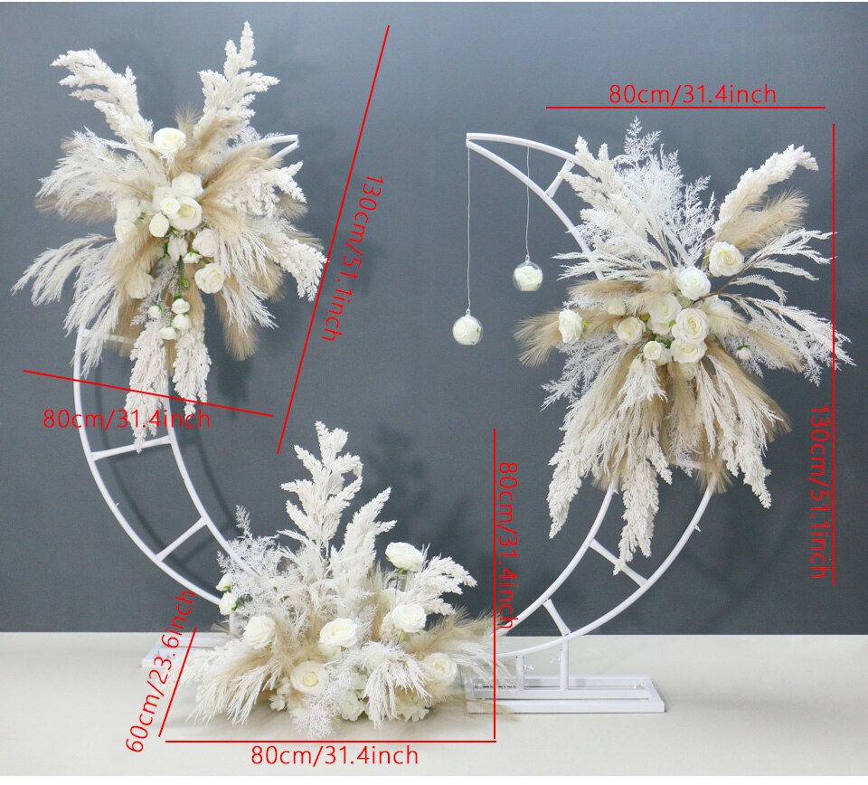 artificial white flower balls1