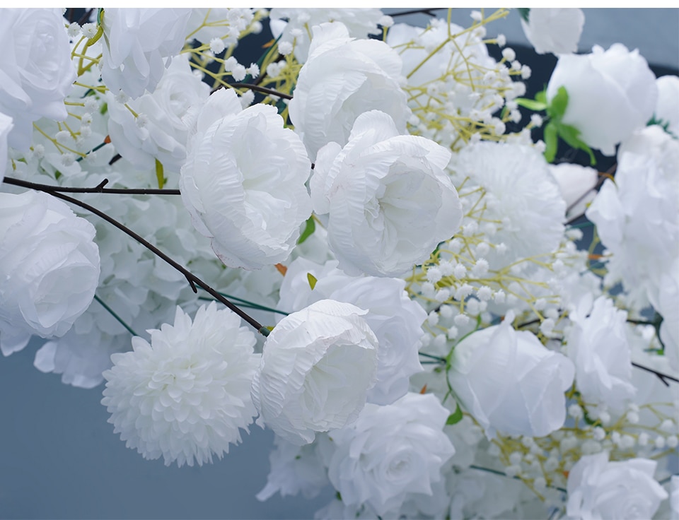 hydrangea peony rose flower arrangement9