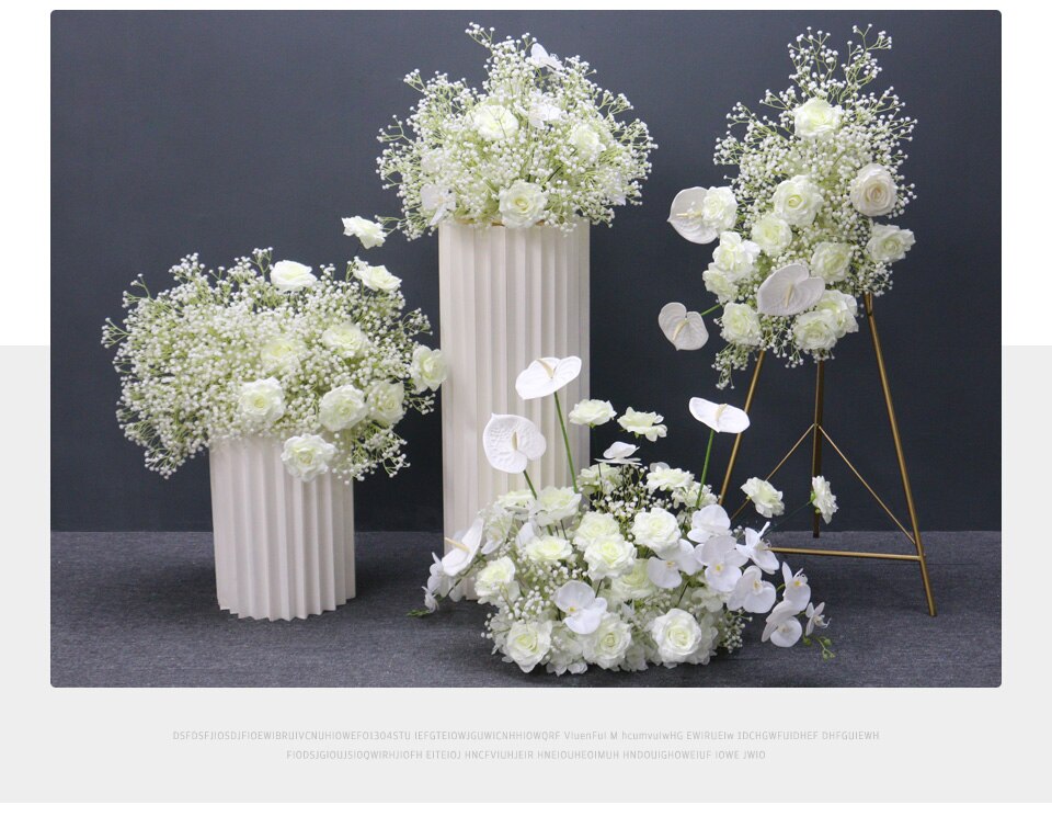 glass balls flower arranging2