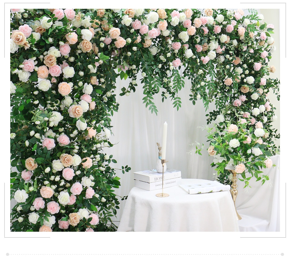 red and white roses flower arrangement3