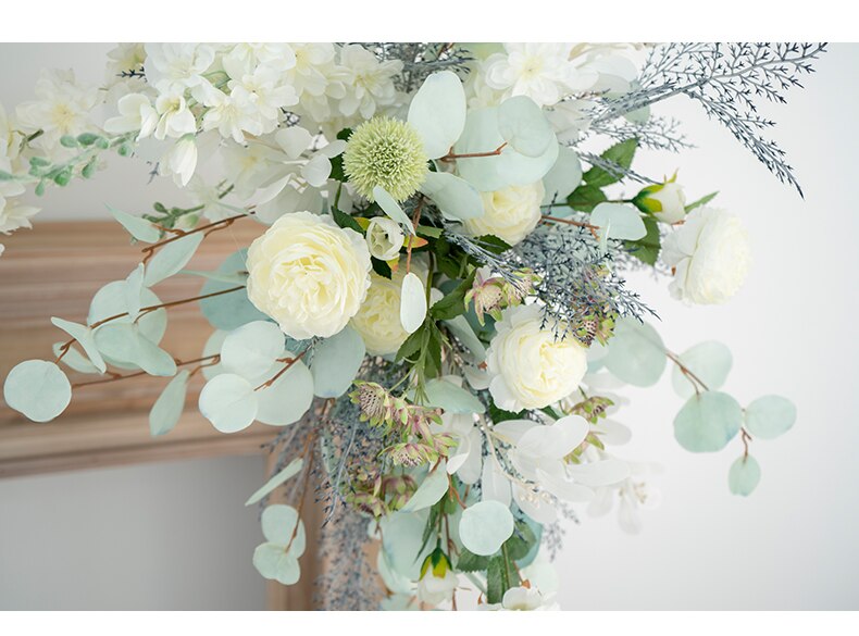 green and white striped table runner8