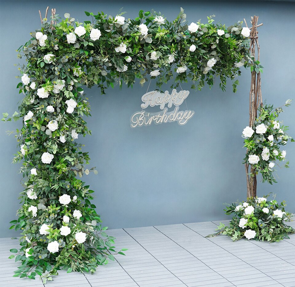 sunproof artificial flower wreaths7