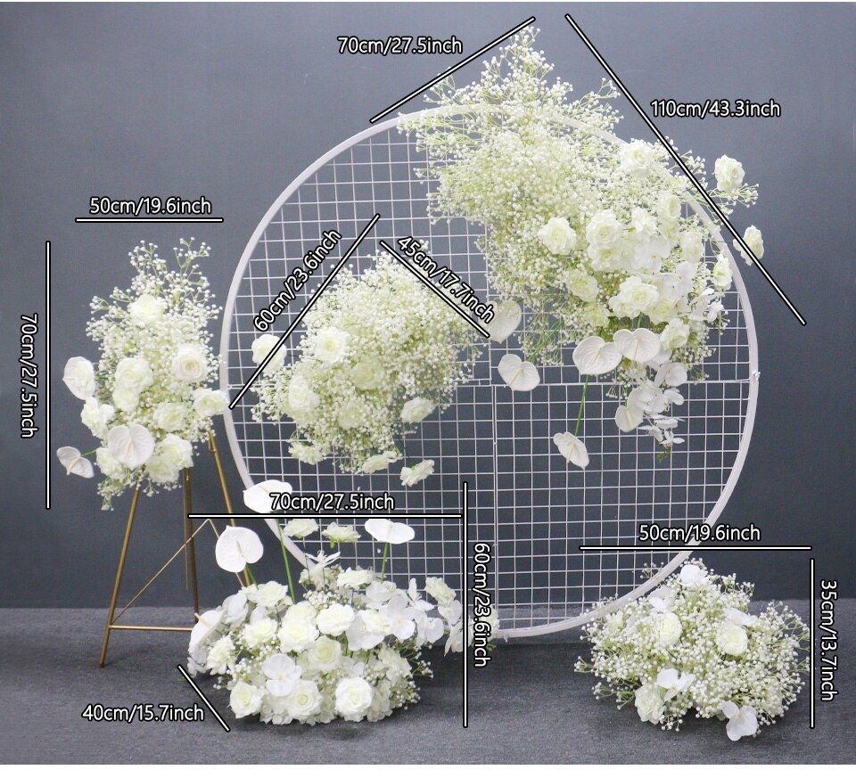 glass balls flower arranging1