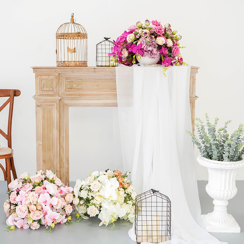 round end table flower