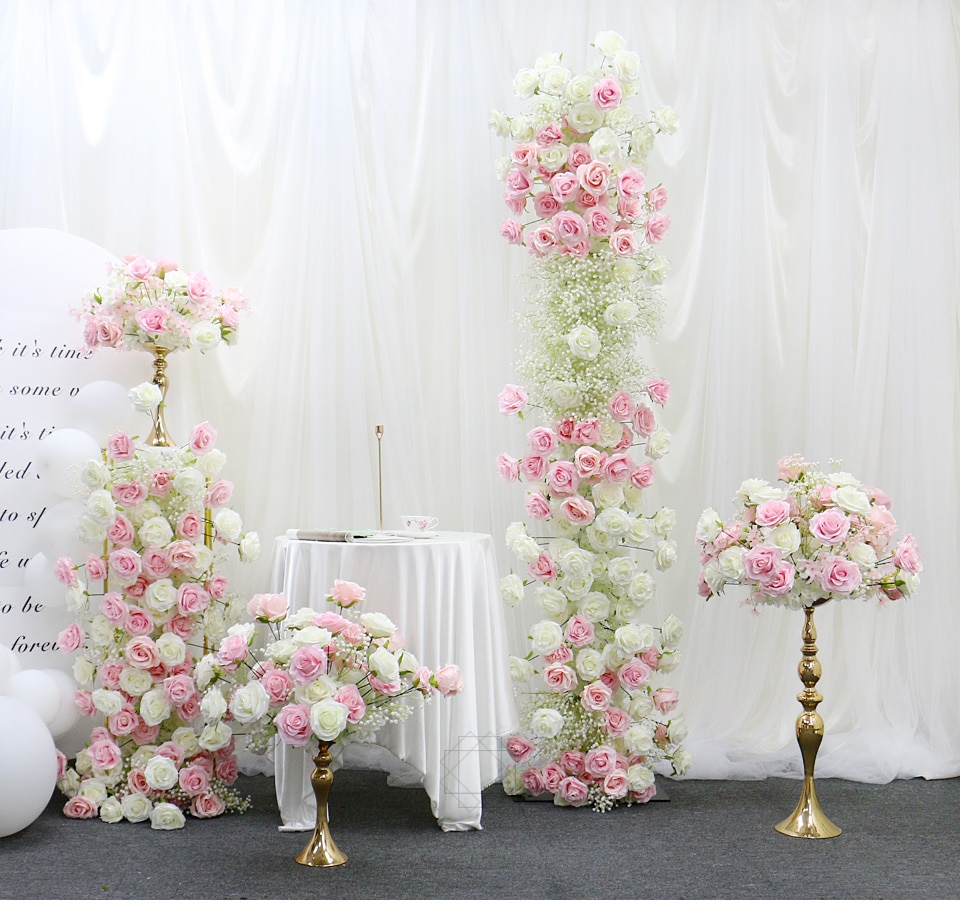 american flag flower wall