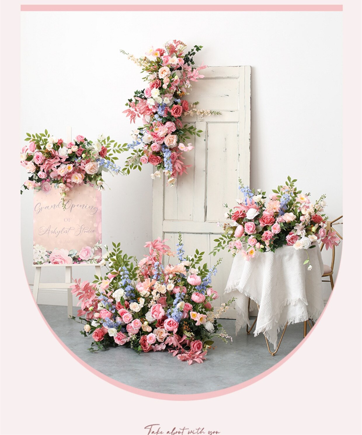 cheap rose gold wedding decor8